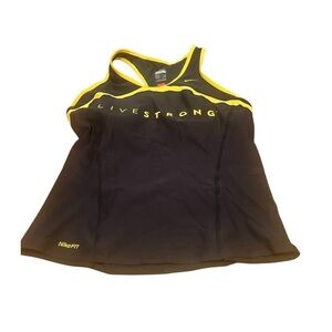 Nike Black and Yellow Tank Top